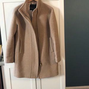J Crew Cocoon Coat Italian Stadium Cloth Wool